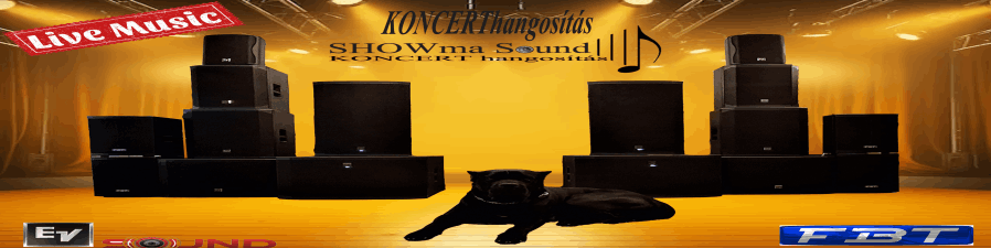 KONCERThangosítás